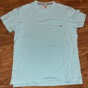 Relwen Ringspun Pocket Tee Sz XL Crew Neck 100% Cotton Shirt Mint